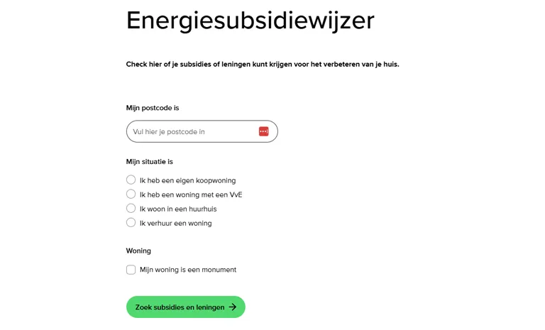 Energiesubsidiewijzer voor elektrische kookplaat subsidie Energiesubsidiewijzer voor elektrische kookplaat subsidie